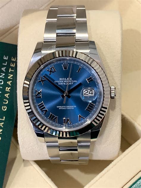 does rolex have maritime blue dial datejust